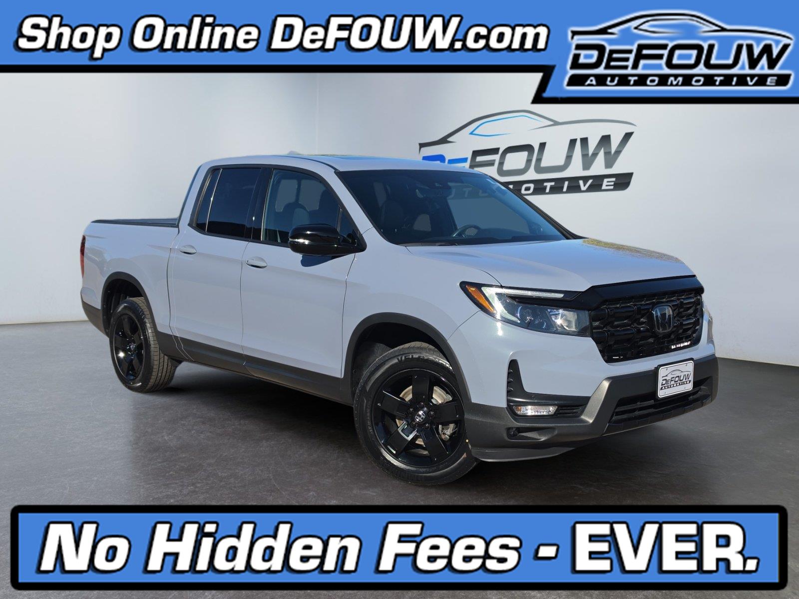 Sonic Gray Pearl 2024 Honda Ridgeline Pickup Truck All-Wheel Drive Automatic