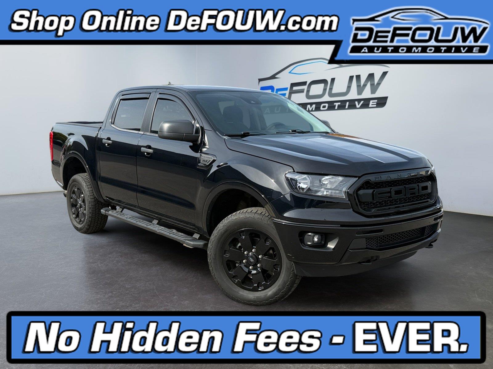 Shadow Black 2022 Ford Ranger Pickup Truck Four-Wheel Drive Automatic