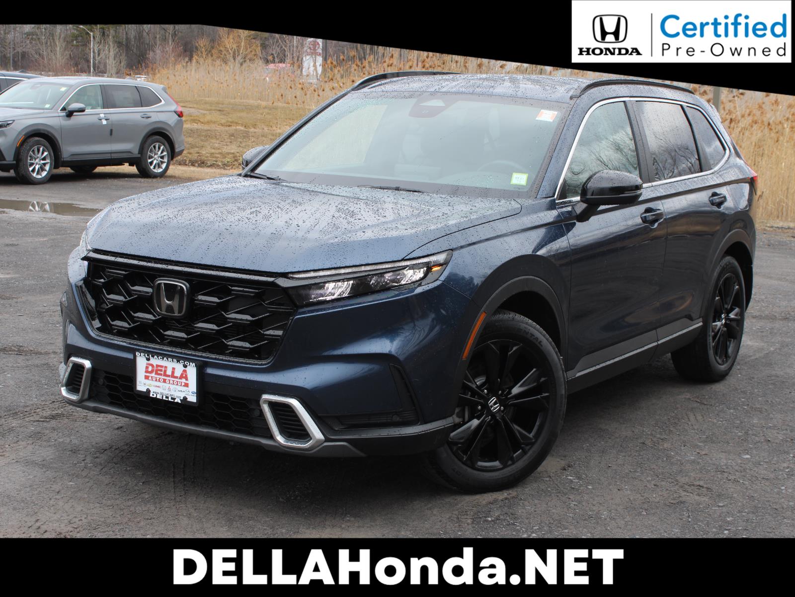 Canyon River Blue Metallic 2024 Honda CR-V Hybrid Sport Touring AWD SUV / Crossover All-Wheel Drive Continuously Variable Transmission