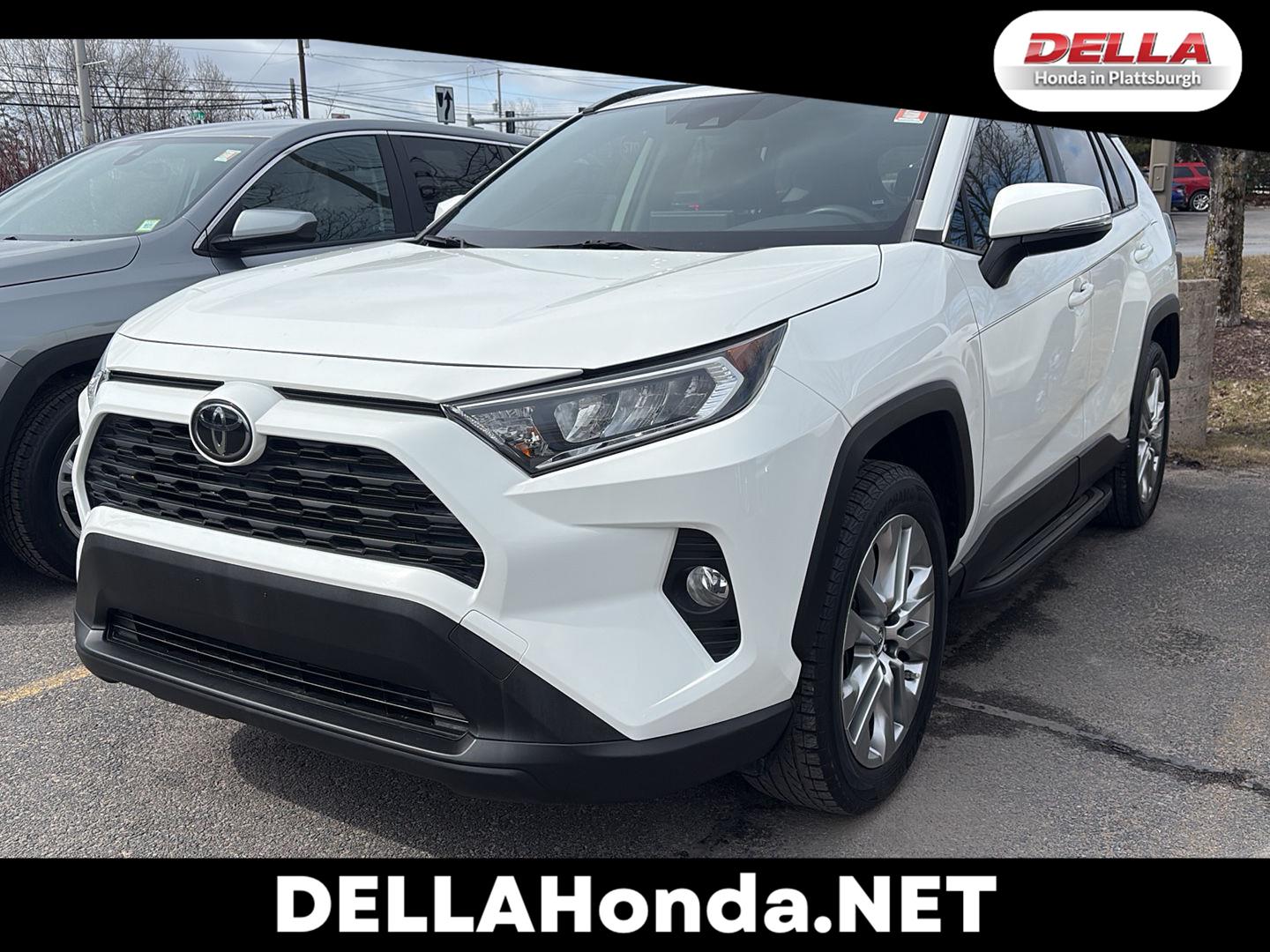 Super White 2019 Toyota RAV4 XLE Premium FWD SUV / Crossover Front-Wheel Drive Automatic