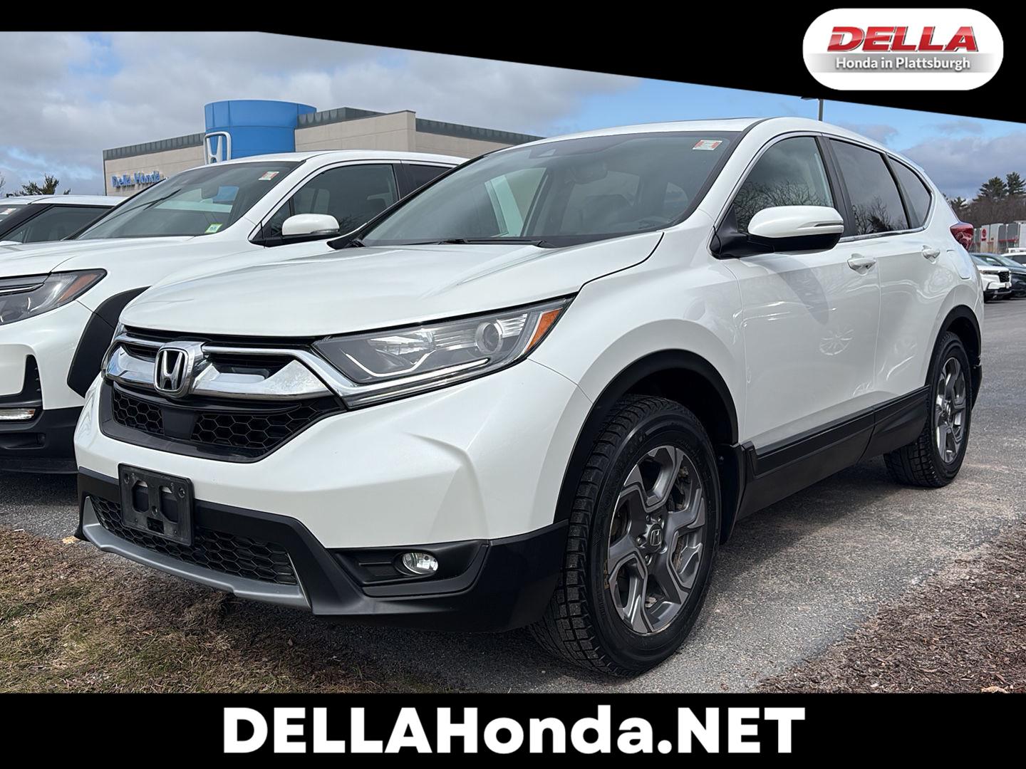 Platinum White Pearl 2019 Honda CR-V EX-L AWD SUV / Crossover All-Wheel Drive Continuously Variable Transmission