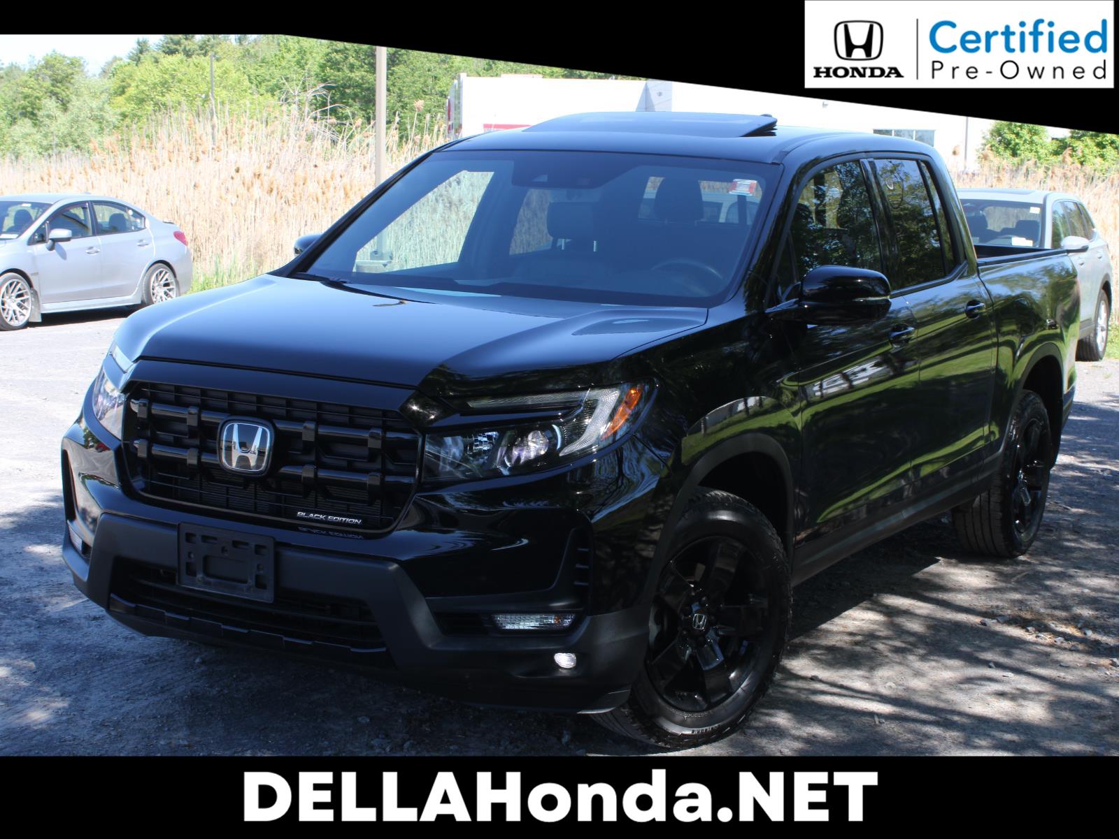Crystal Black Pearl 2024 Honda Ridgeline Black Edition AWD Pickup Truck All-Wheel Drive Automatic