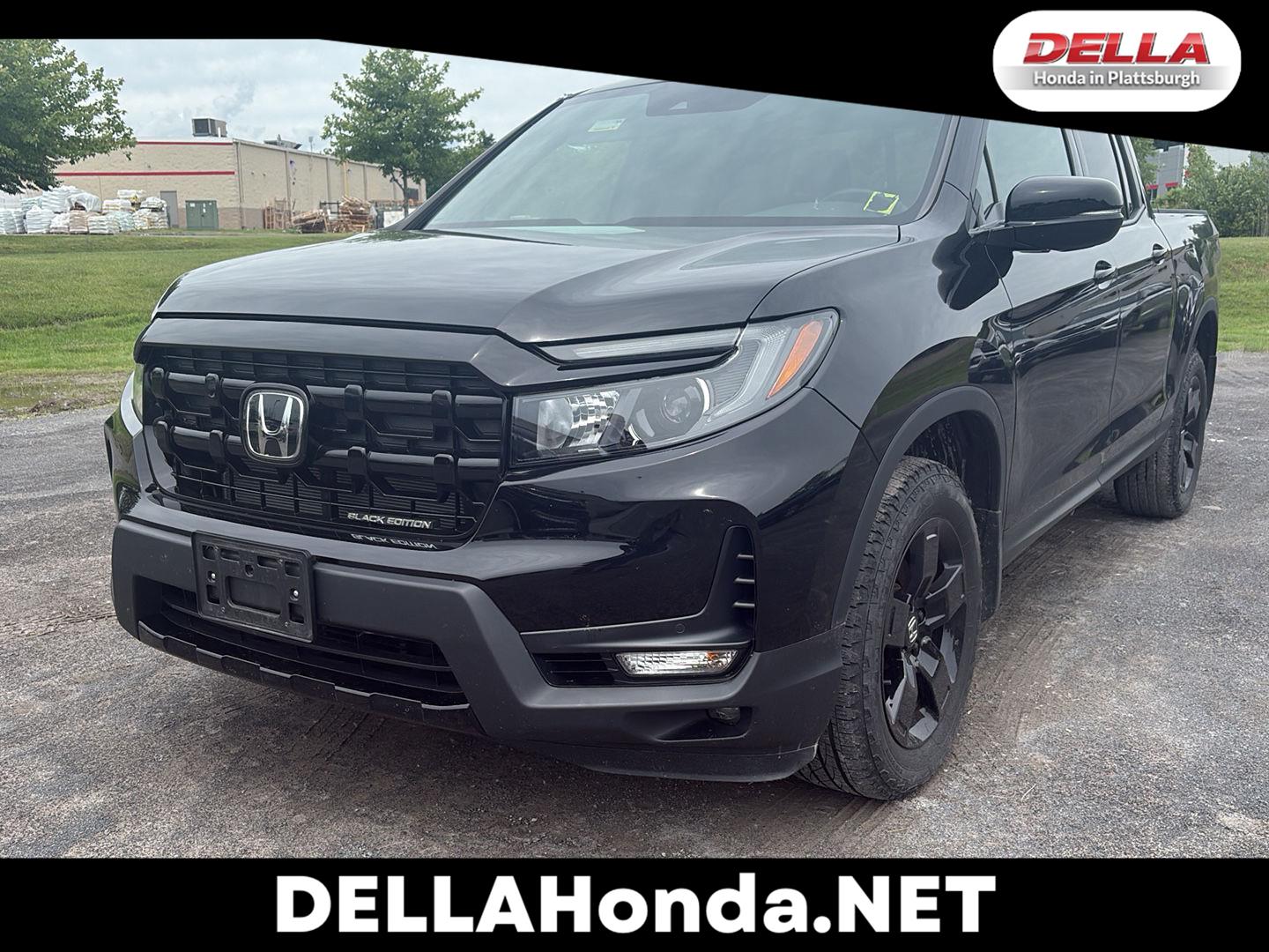 Black 2024 Honda Ridgeline Pickup Truck All-Wheel Drive Automatic