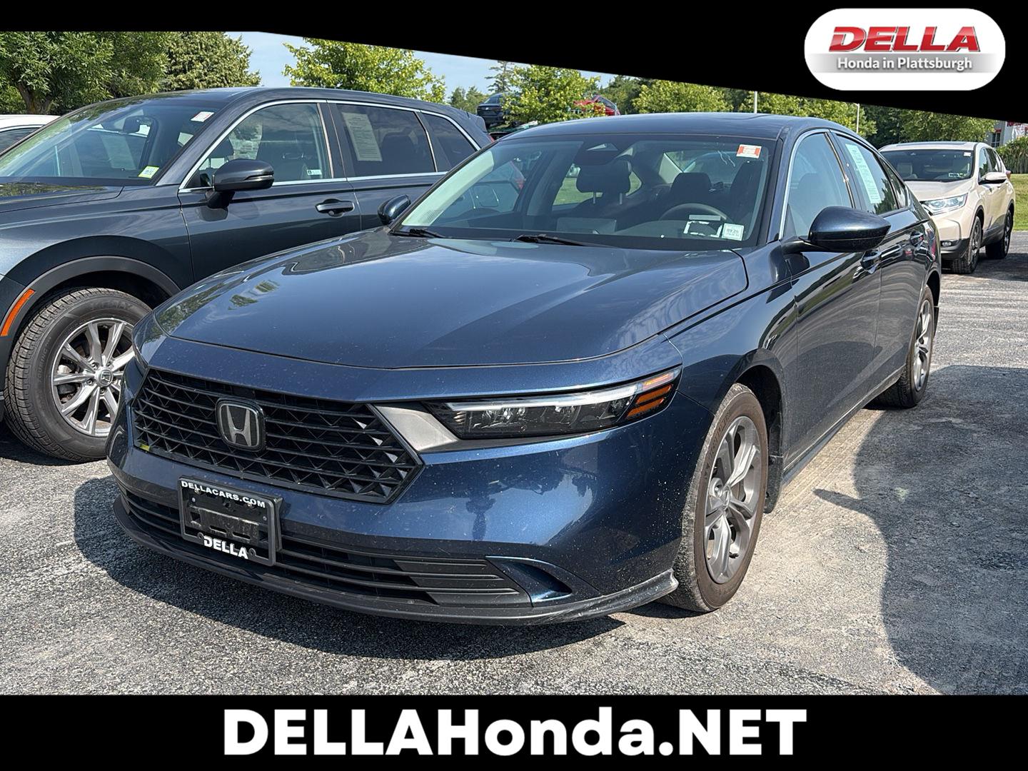 Canyon River Blue Metallic 2024 Honda Accord Sedan Front-Wheel Drive Continuously Variable Transmission