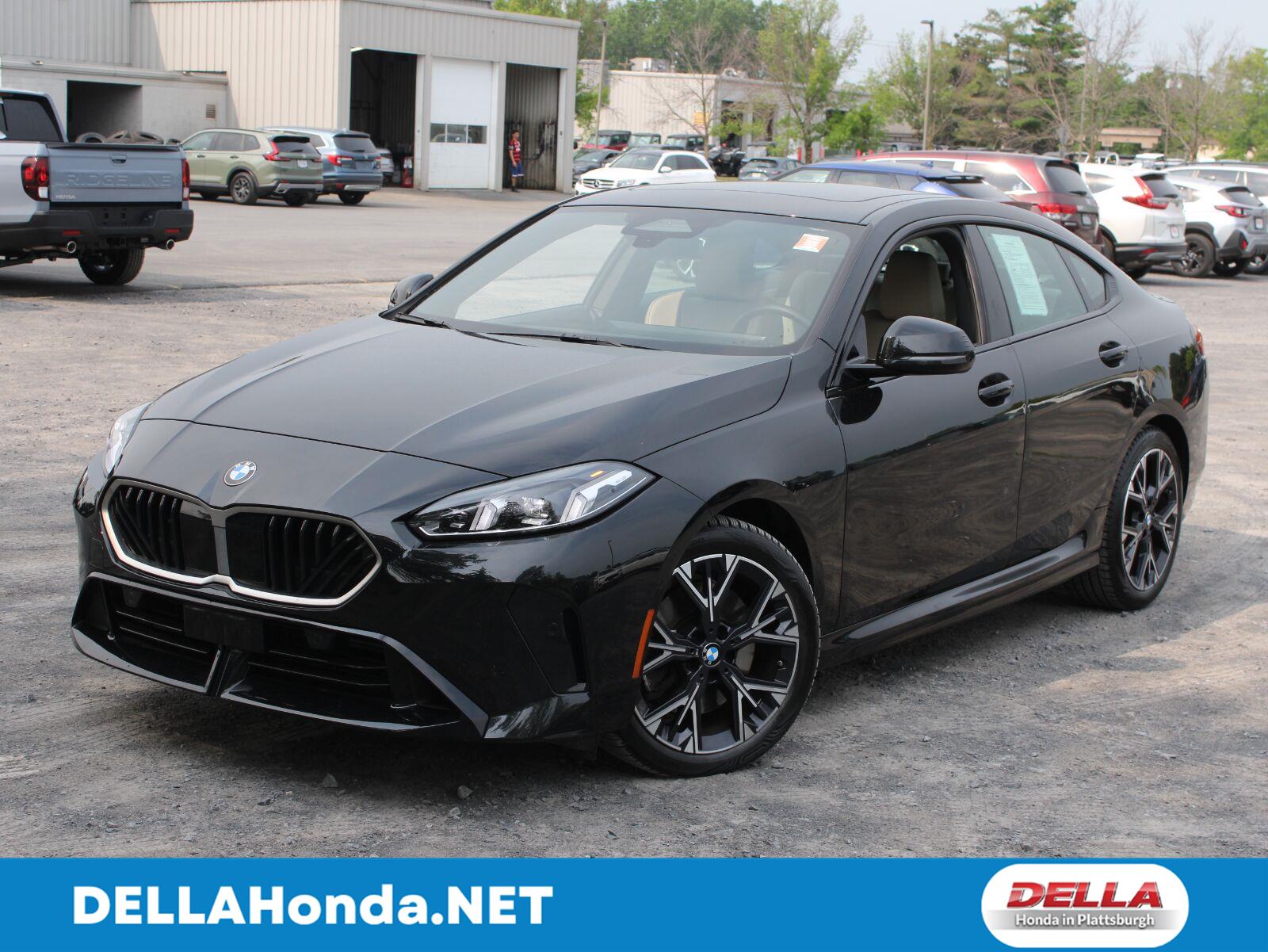 Black Sapphire Metallic 2025 BMW 2 Series Sedan All-Wheel Drive 7-Speed Dual Clutch