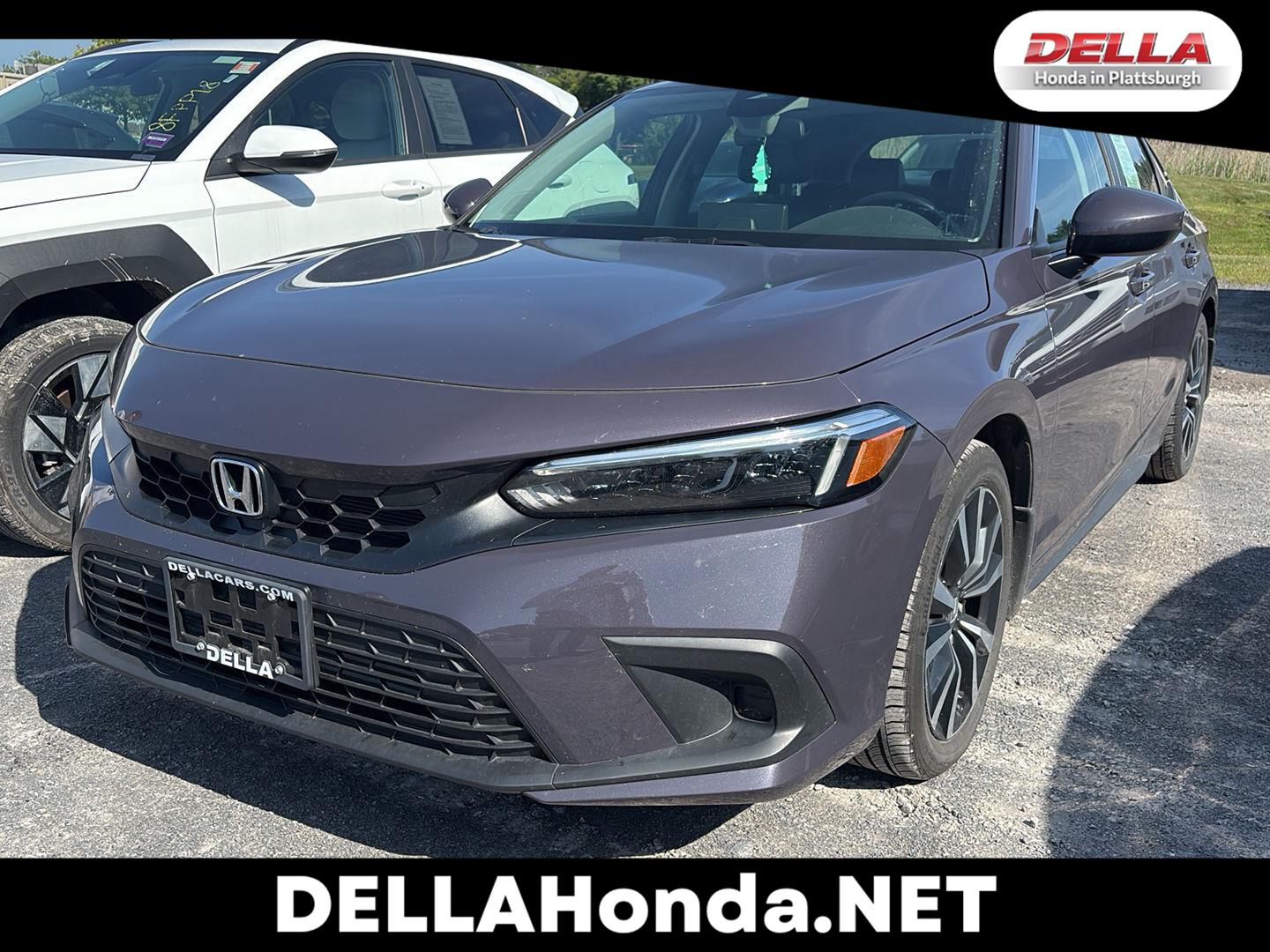 Smokey Mauve Pearl 2024 Honda Civic Hatchback Hatchback Front-Wheel Drive Automatic