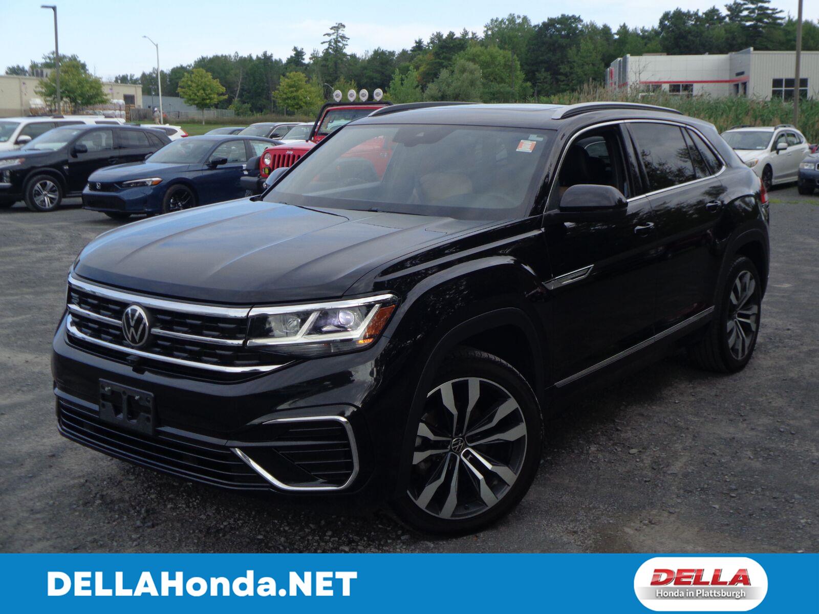 Deep Black Pearl 2022 Volkswagen Atlas Cross Sport SUV / Crossover All-Wheel Drive Automatic