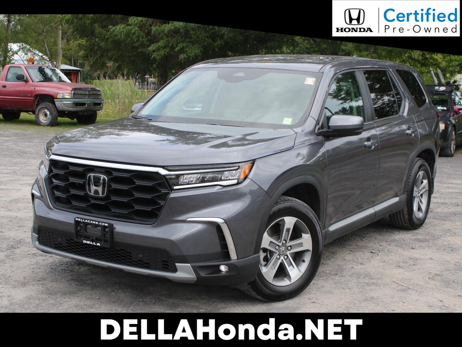 Gray (Modern Steel Metallic) 2025 Honda Pilot SUV / Crossover All-Wheel Drive Automatic