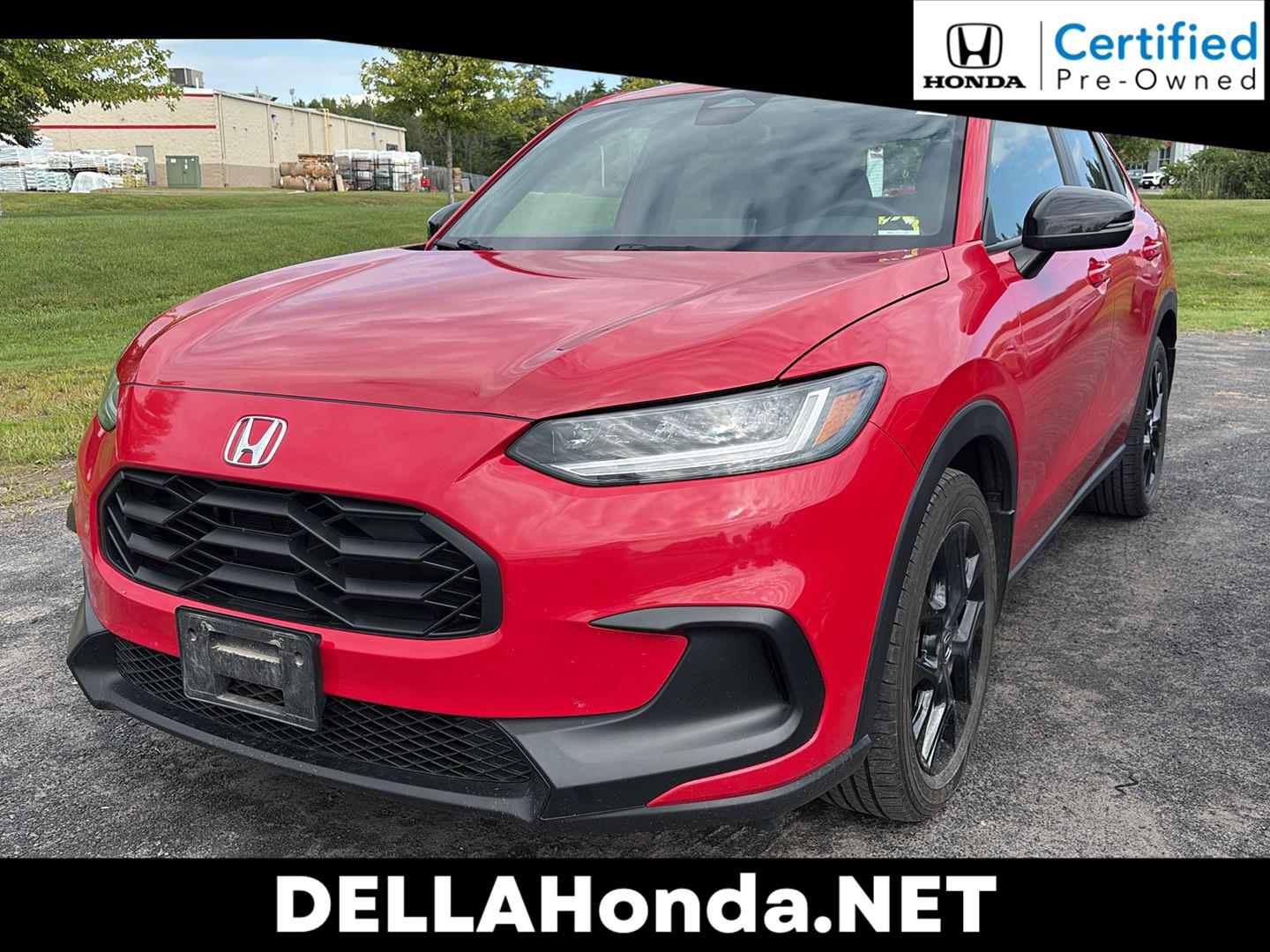Milano Red 2023 Honda HR-V SUV / Crossover All-Wheel Drive Continuously Variable Transmission