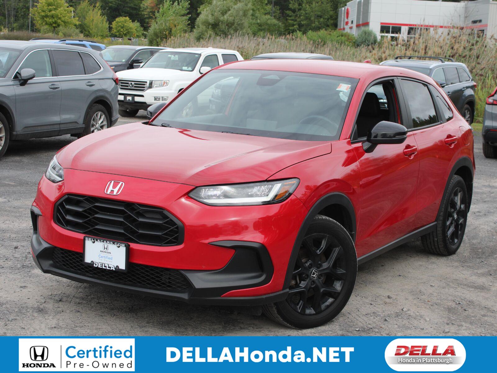 Milano Red 2023 Honda HR-V SUV / Crossover All-Wheel Drive Continuously Variable Transmission