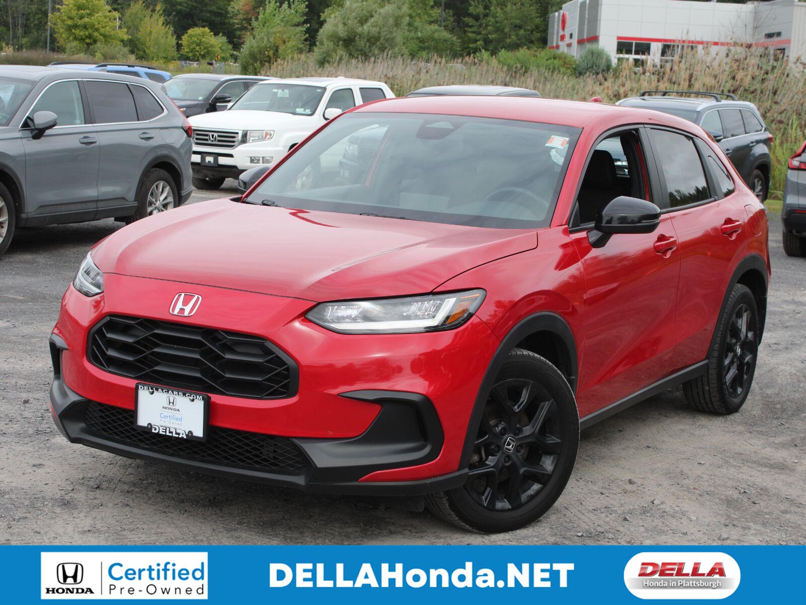 Milano Red 2023 Honda HR-V SUV / Crossover All-Wheel Drive Continuously Variable Transmission