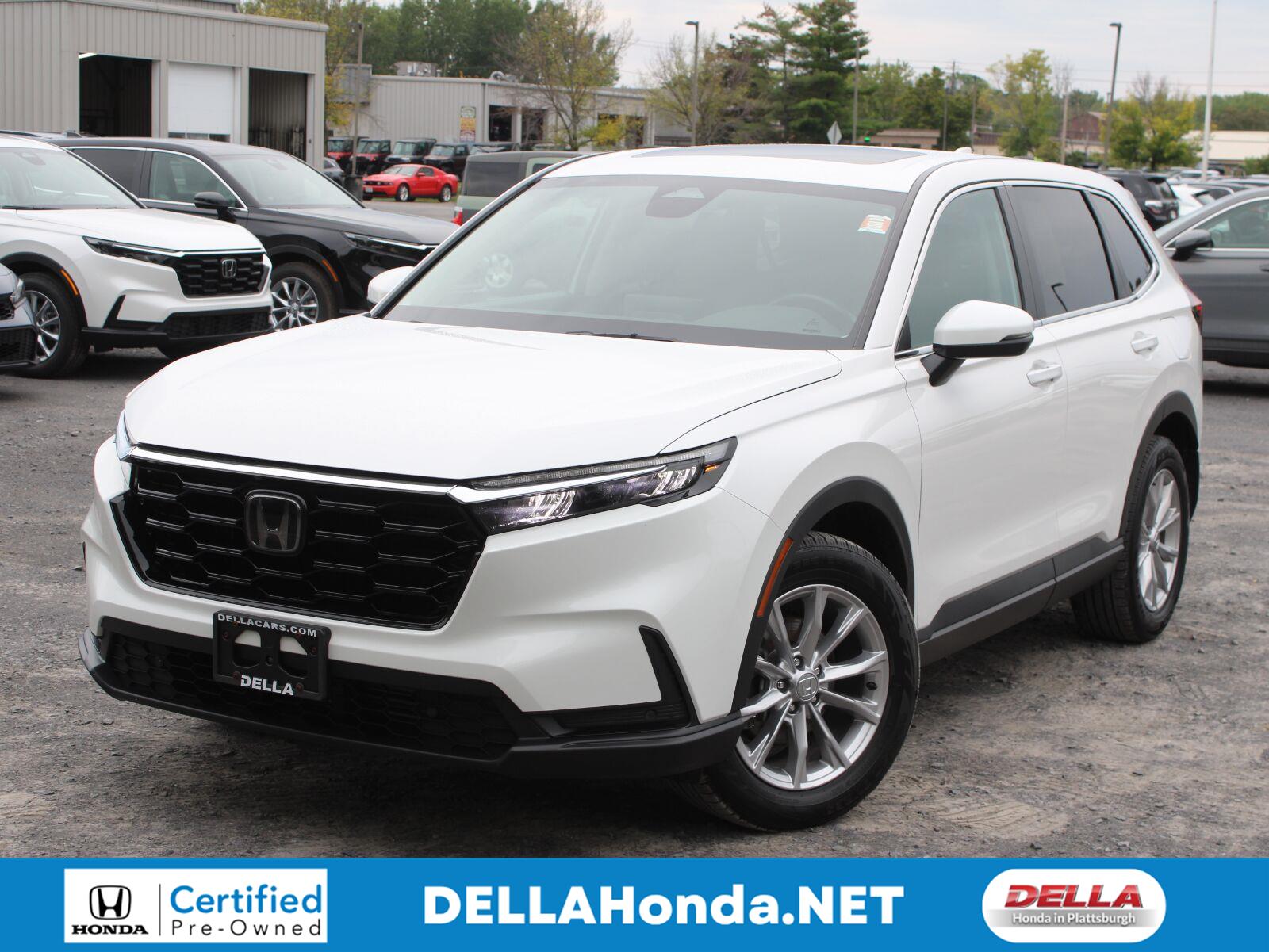 Platinum White Pearl 2024 Honda CR-V SUV / Crossover All-Wheel Drive Continuously Variable Transmission