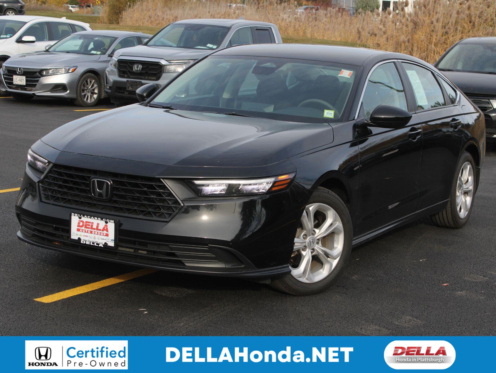 Crystal Black Pearl 2025 Honda Accord Sedan Front-Wheel Drive Continuously Variable Transmission