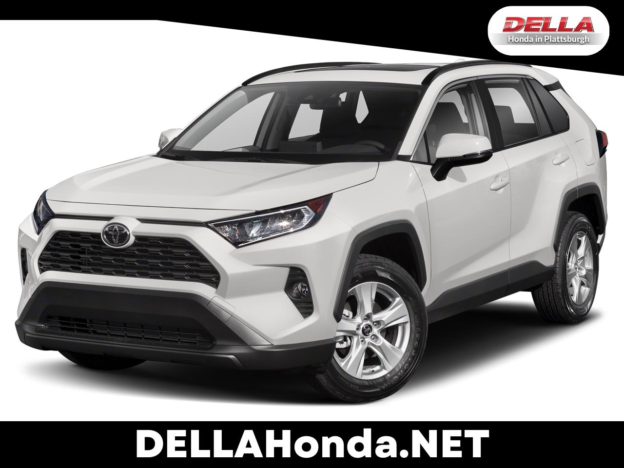 Super White 2019 Toyota RAV4 XLE Premium FWD SUV / Crossover Front-Wheel Drive Automatic