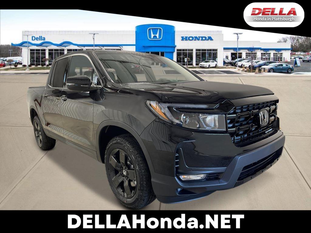 Crystal Black Pearl 2026 Honda Ridgeline Black Edition AWD Pickup Truck All-Wheel Drive Automatic