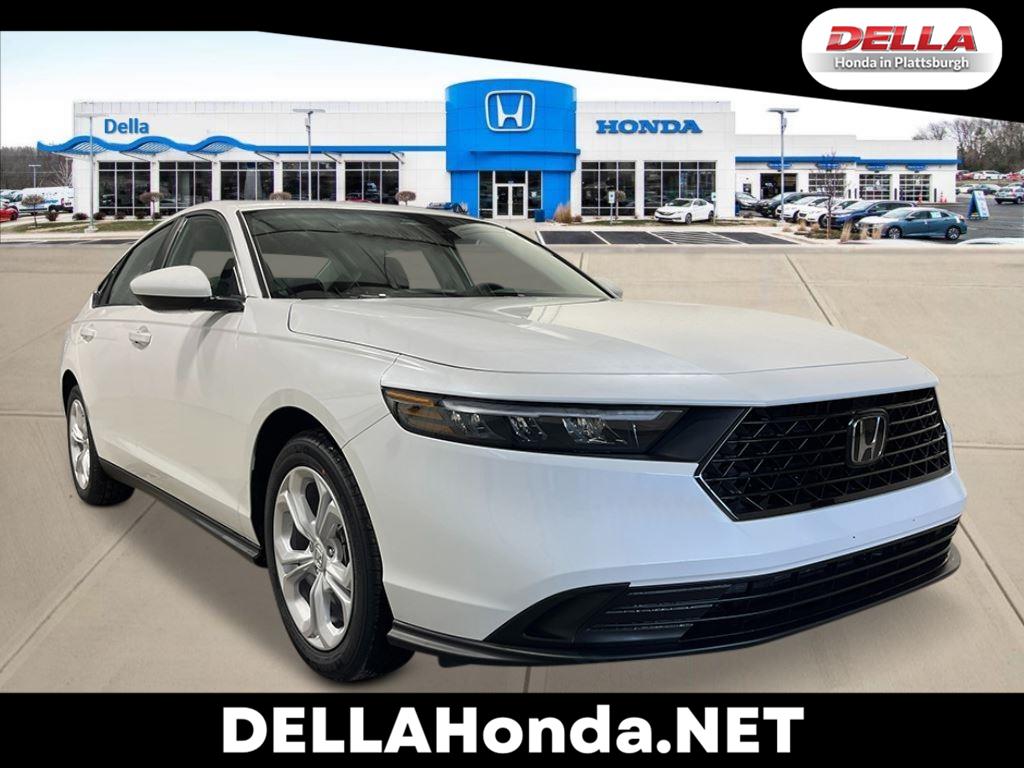 Platinum White Pearl 2026 Honda Accord Sedan Front-Wheel Drive Continuously Variable Transmission