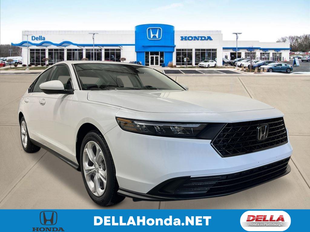 Platinum White Pearl 2026 Honda Accord Sedan Front-Wheel Drive Continuously Variable Transmission