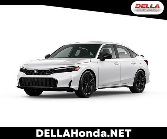 Platinum White Pearl 2026 Honda Civic Sedan Front-Wheel Drive Manual
