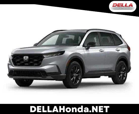 Solar Silver Metallic 2026 Honda CR-V Hybrid SUV / Crossover All-Wheel Drive Continuously Variable Transmission