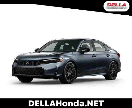 Meteorite Gray Metallic 2026 Honda Civic Sedan Front-Wheel Drive Continuously Variable Transmission