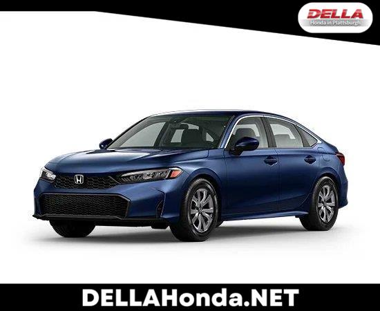 Blue Lagoon Pearl 2026 Honda Civic Sedan Front-Wheel Drive Continuously Variable Transmission