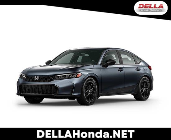 Meteorite Gray Metallic 2026 Honda Civic Hatchback Hatchback Front-Wheel Drive Continuously Variable Transmission