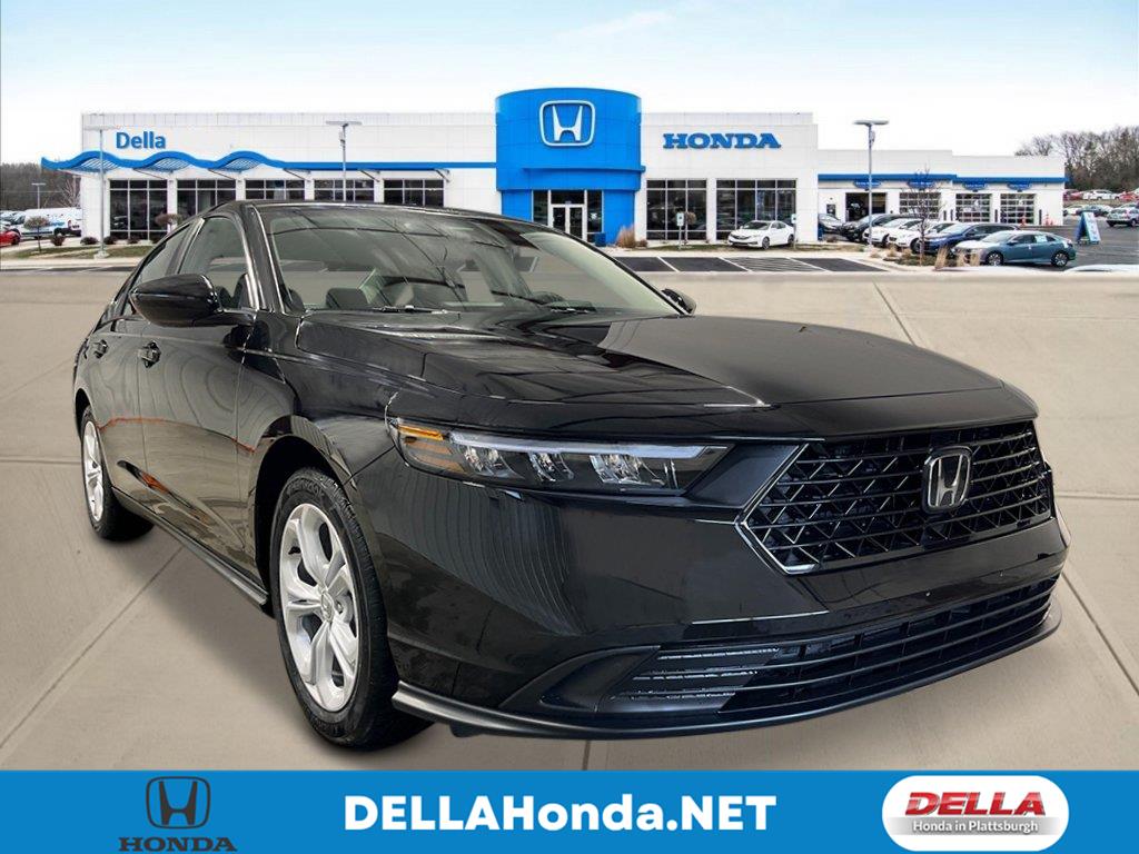 Crystal Black Pearl 2026 Honda Accord Sedan Front-Wheel Drive Continuously Variable Transmission