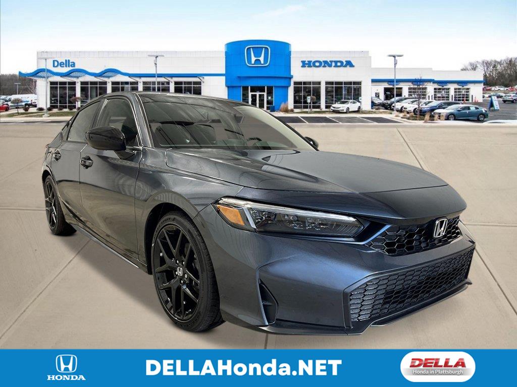 Meteorite Gray Metallic 2026 Honda Civic Hatchback Hatchback Front-Wheel Drive Continuously Variable Transmission