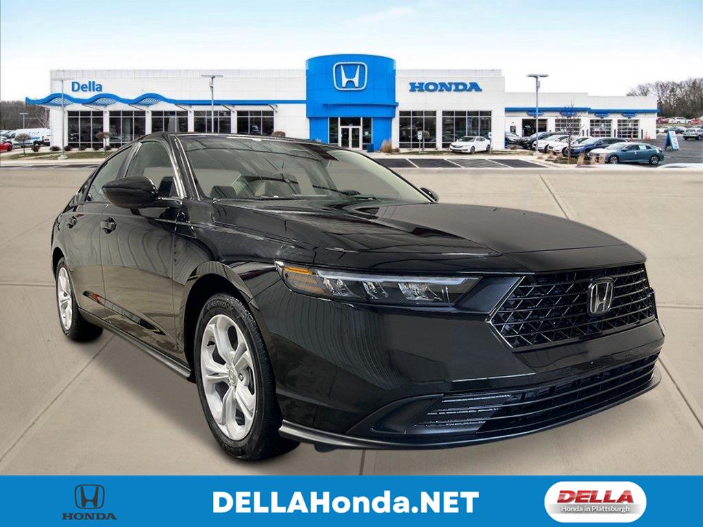 Crystal Black Pearl 2026 Honda Accord Sedan Front-Wheel Drive Continuously Variable Transmission