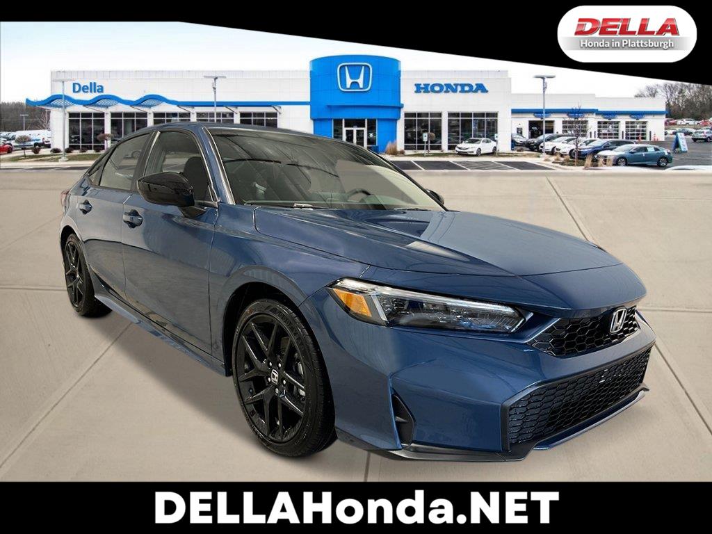 Blue Lagoon Pearl 2026 Honda Civic Hybrid Sedan Front-Wheel Drive Continuously Variable Transmission