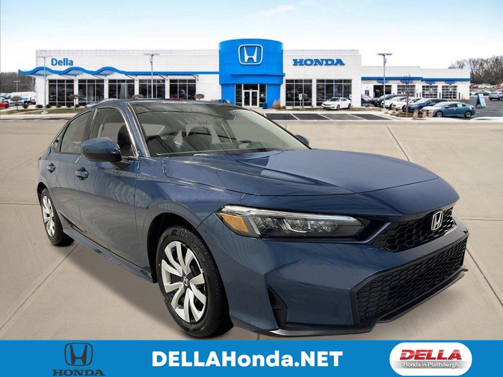 Blue Lagoon Pearl 2026 Honda Civic Sedan Front-Wheel Drive Continuously Variable Transmission