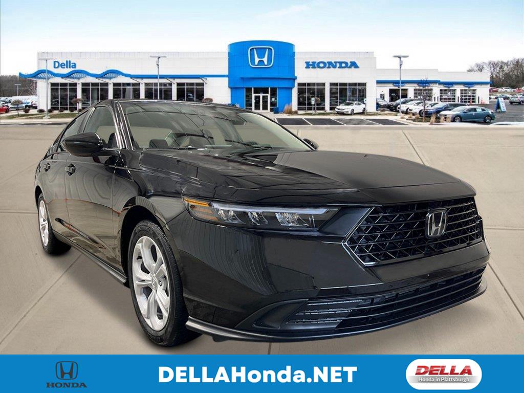 Crystal Black Pearl 2026 Honda Accord Sedan Front-Wheel Drive Continuously Variable Transmission