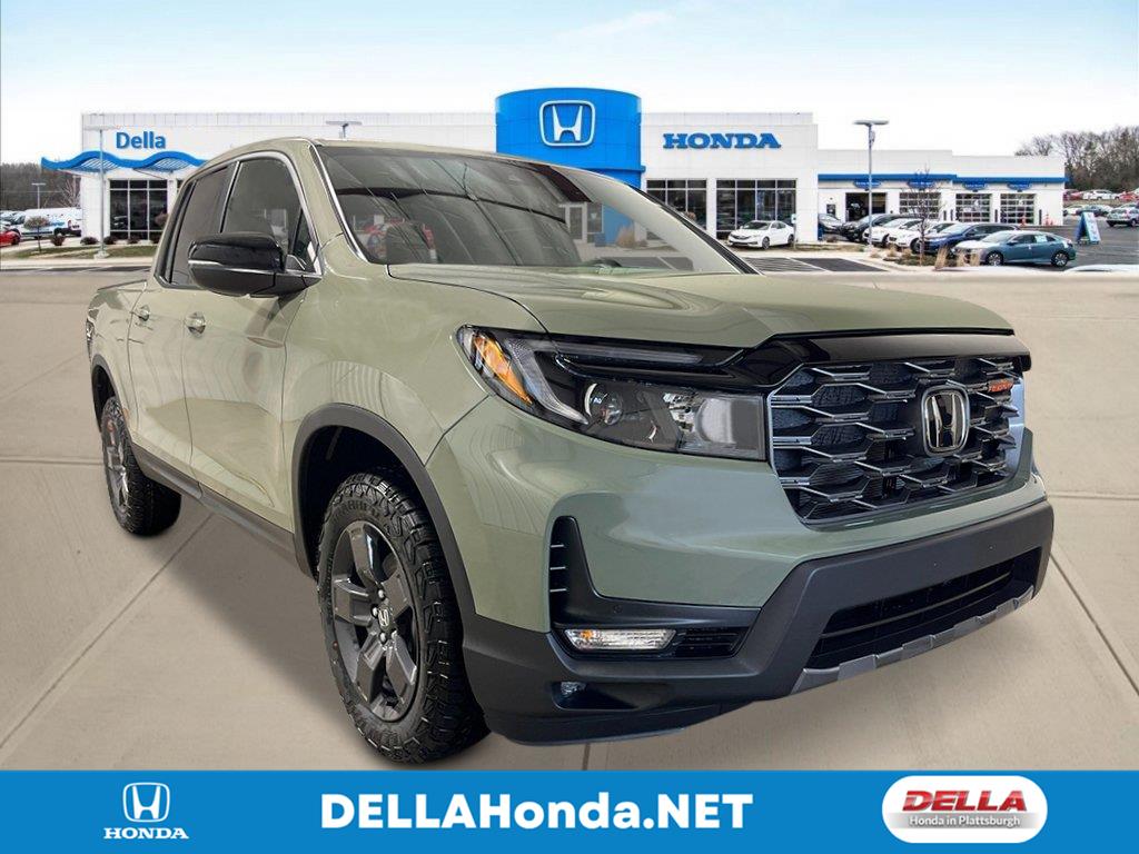 Ash Green Metallic 2026 Honda Ridgeline Pickup Truck All-Wheel Drive Automatic