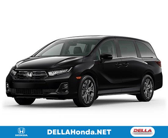 Black 2027 Honda Odyssey Minivan Front-Wheel Drive Manual