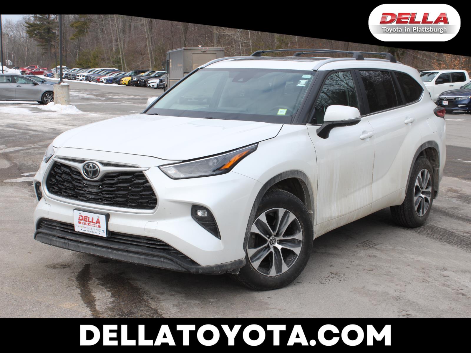 White (Wind Chill Pearl) 2023 Toyota Highlander L AWD SUV / Crossover All-Wheel Drive 8-Speed Automatic