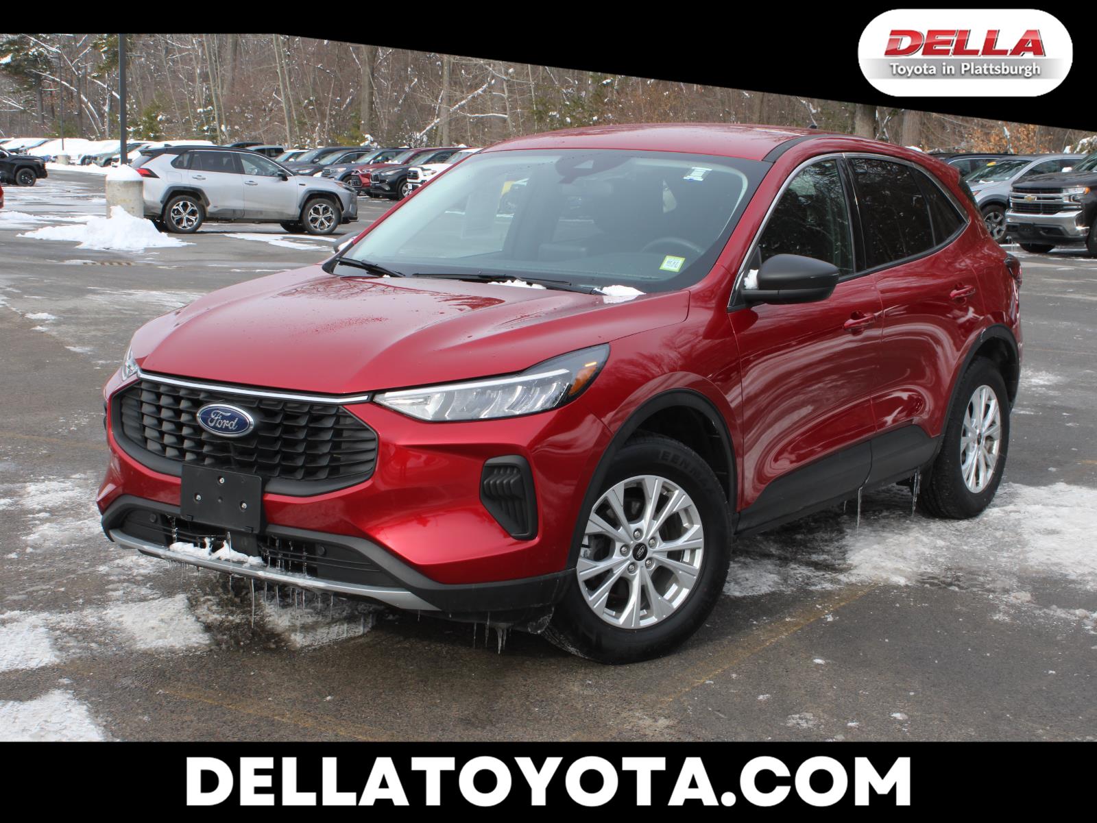 Rapid Red Metallic Tinted Clearcoat 2023 Ford Escape Active AWD SUV / Crossover All-Wheel Drive 8-Speed Automatic