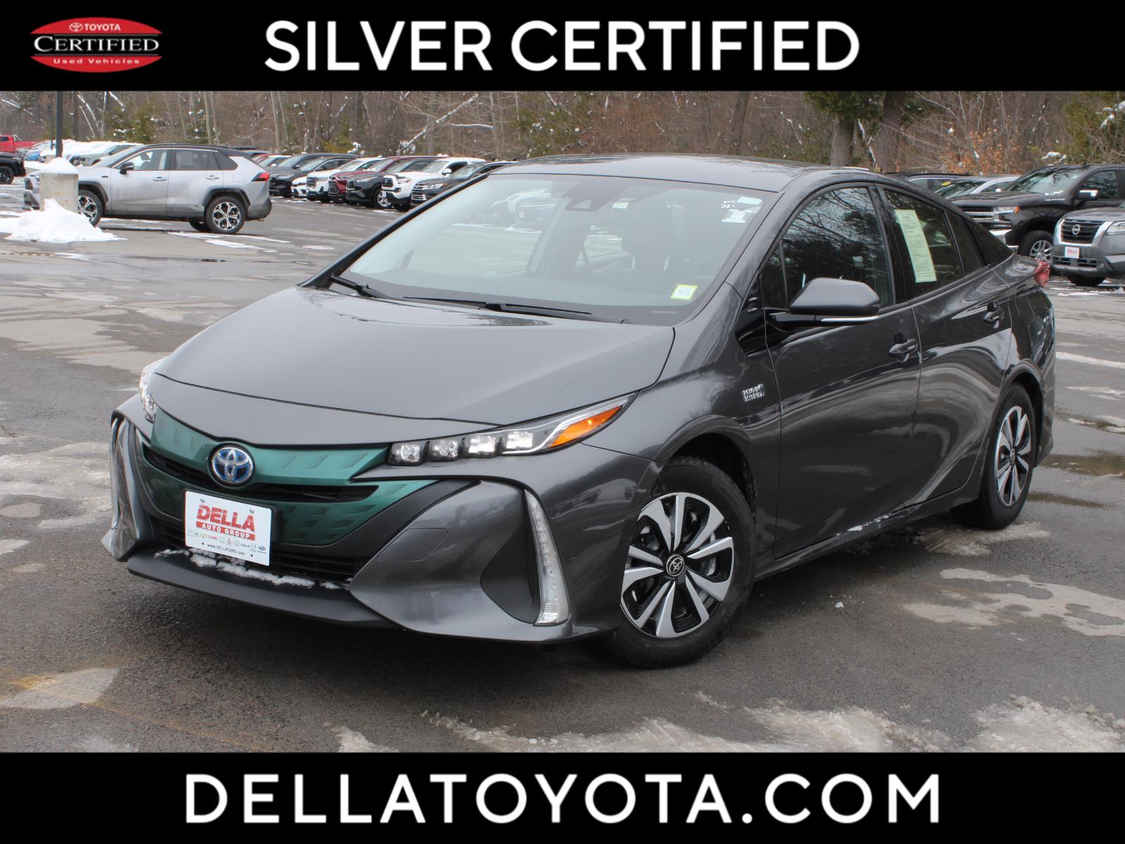 Magnetic Gray Metallic 2017 Toyota Prius Prime Premium Hatchback Front-Wheel Drive Continuously Variable Transmission