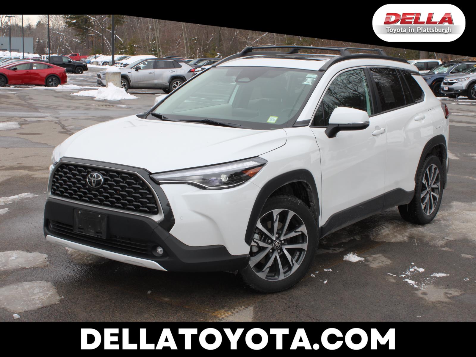 White (Wind Chill Pearl) 2023 Toyota Corolla Cross XLE AWD SUV / Crossover All-Wheel Drive Continuously Variable Transmission