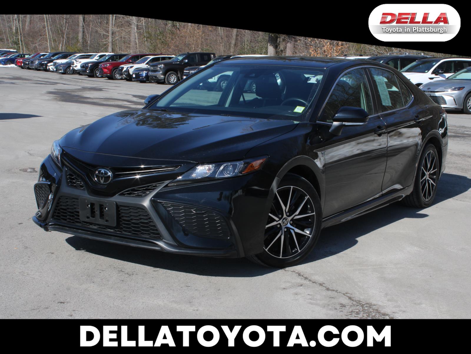 Midnight Black Metallic 2024 Toyota Camry SE AWD Sedan All-Wheel Drive 8-Speed Automatic