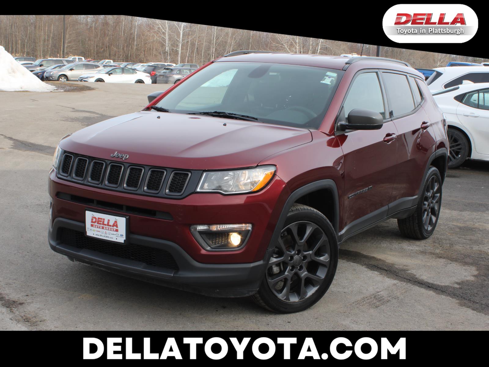 Velvet Red Pearl Coat 2021 Jeep Compass 80th Anniversary Edition 4WD SUV / Crossover Four-Wheel Drive 9-Speed Automatic