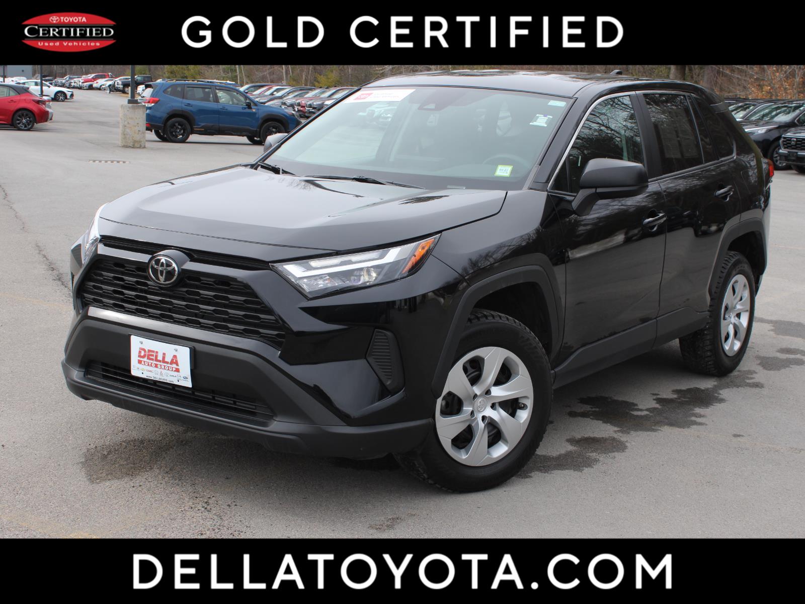 Midnight Black Metallic 2023 Toyota RAV4 LE AWD SUV / Crossover All-Wheel Drive 8-Speed Automatic