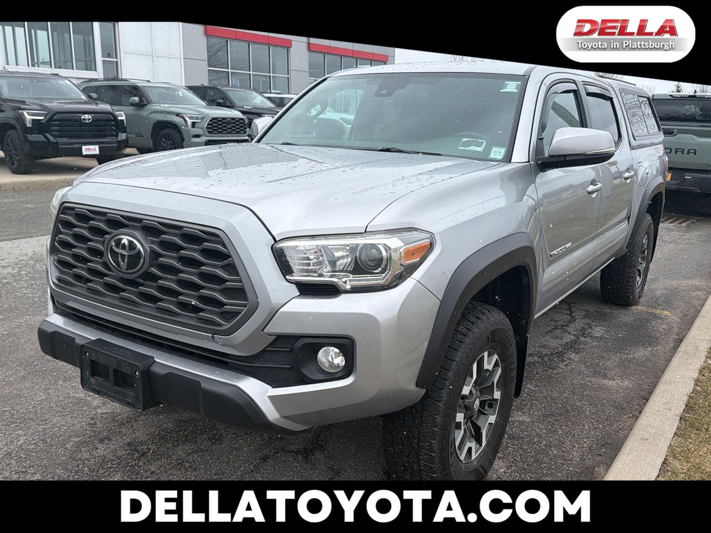 Silver Sky Metallic 2021 Toyota Tacoma TRD Off Road Double Cab 4WD Pickup Truck Four-Wheel Drive 6-Speed Automatic