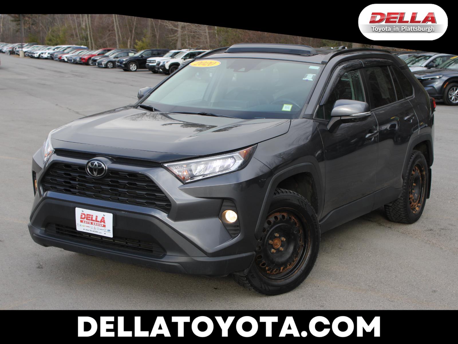 Magnetic Gray Metallic 2020 Toyota RAV4 XLE Premium AWD SUV / Crossover All-Wheel Drive 8-Speed Automatic
