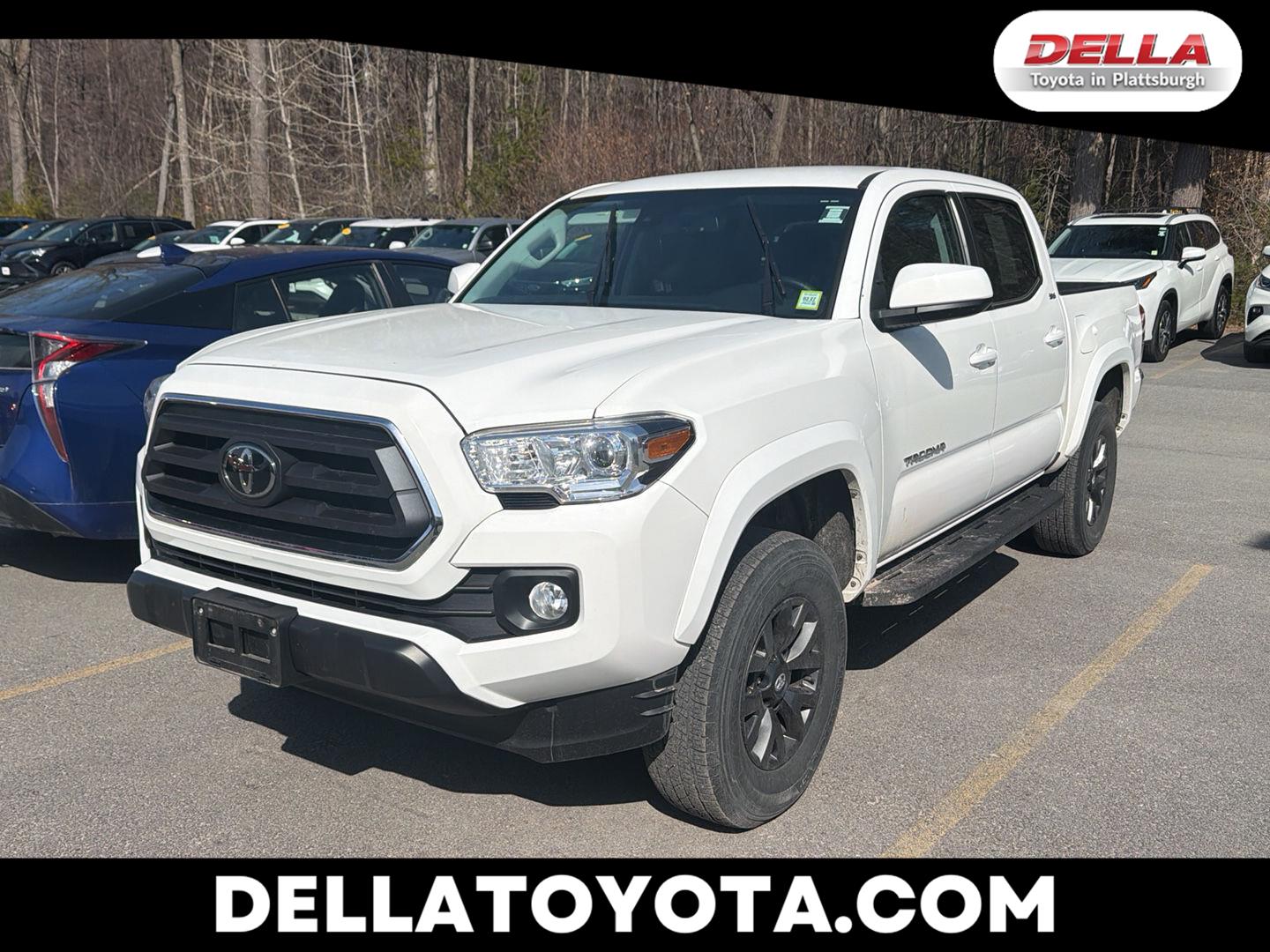 Ice Cap 2023 Toyota Tacoma SR5 V6 Double Cab 4WD Pickup Truck Four-Wheel Drive 6-Speed Automatic