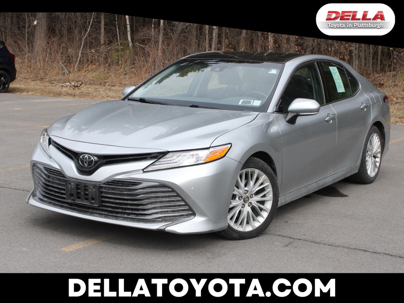 Celestial Silver Metallic 2018 Toyota Camry XLE Sedan Front-Wheel Drive 8-Speed Automatic