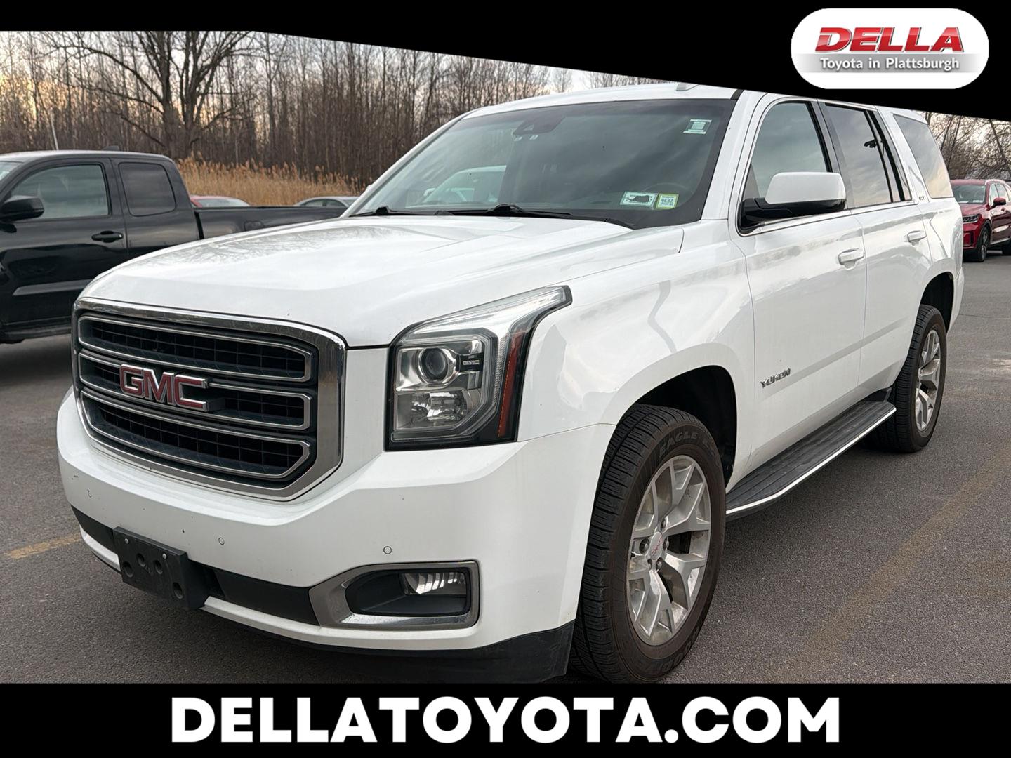 Summit White 2018 GMC Yukon SLT 4WD SUV / Crossover Four-Wheel Drive 6-Speed Automatic