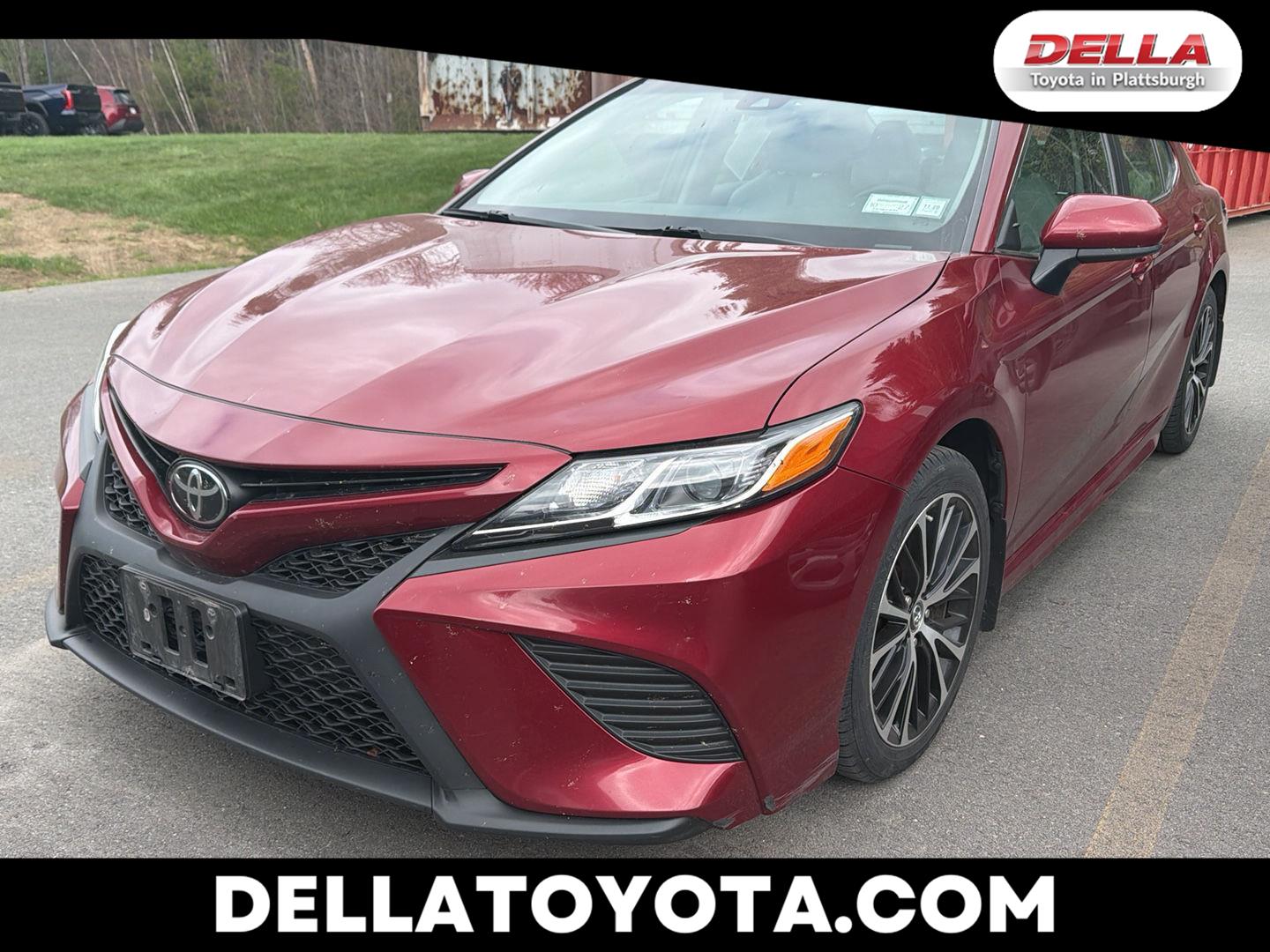 Red (Ruby Flare Pearl) 2018 Toyota Camry SE Sedan Front-Wheel Drive 8-Speed Automatic