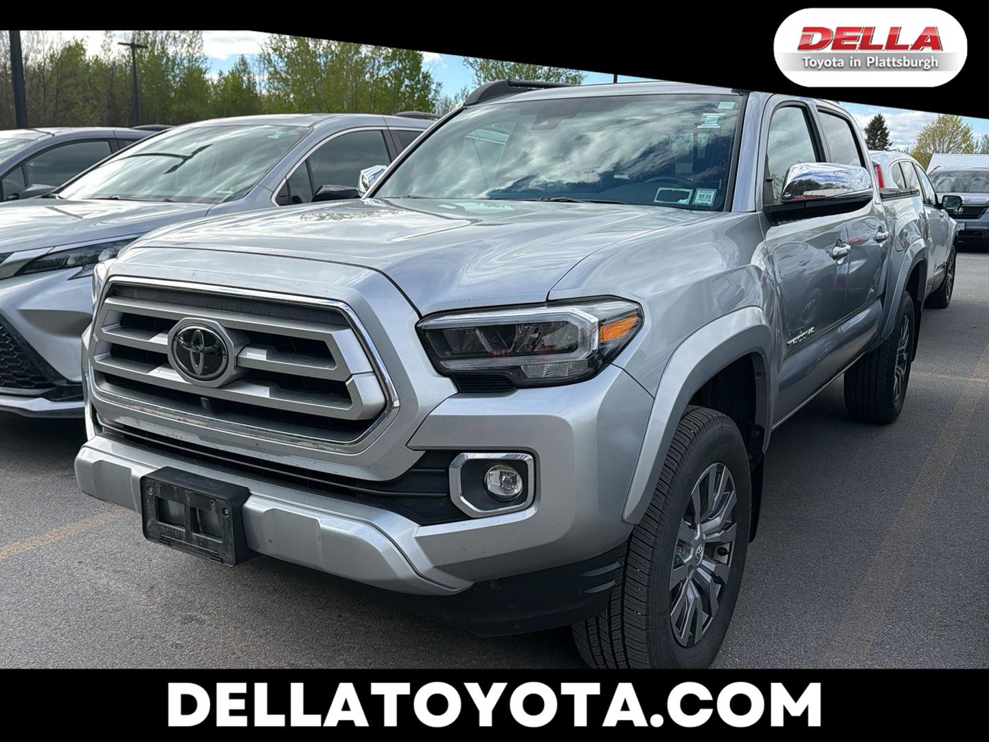 Celestial Silver Metallic 2023 Toyota Tacoma Limited Double Cab 4WD Pickup Truck Four-Wheel Drive 6-Speed Automatic