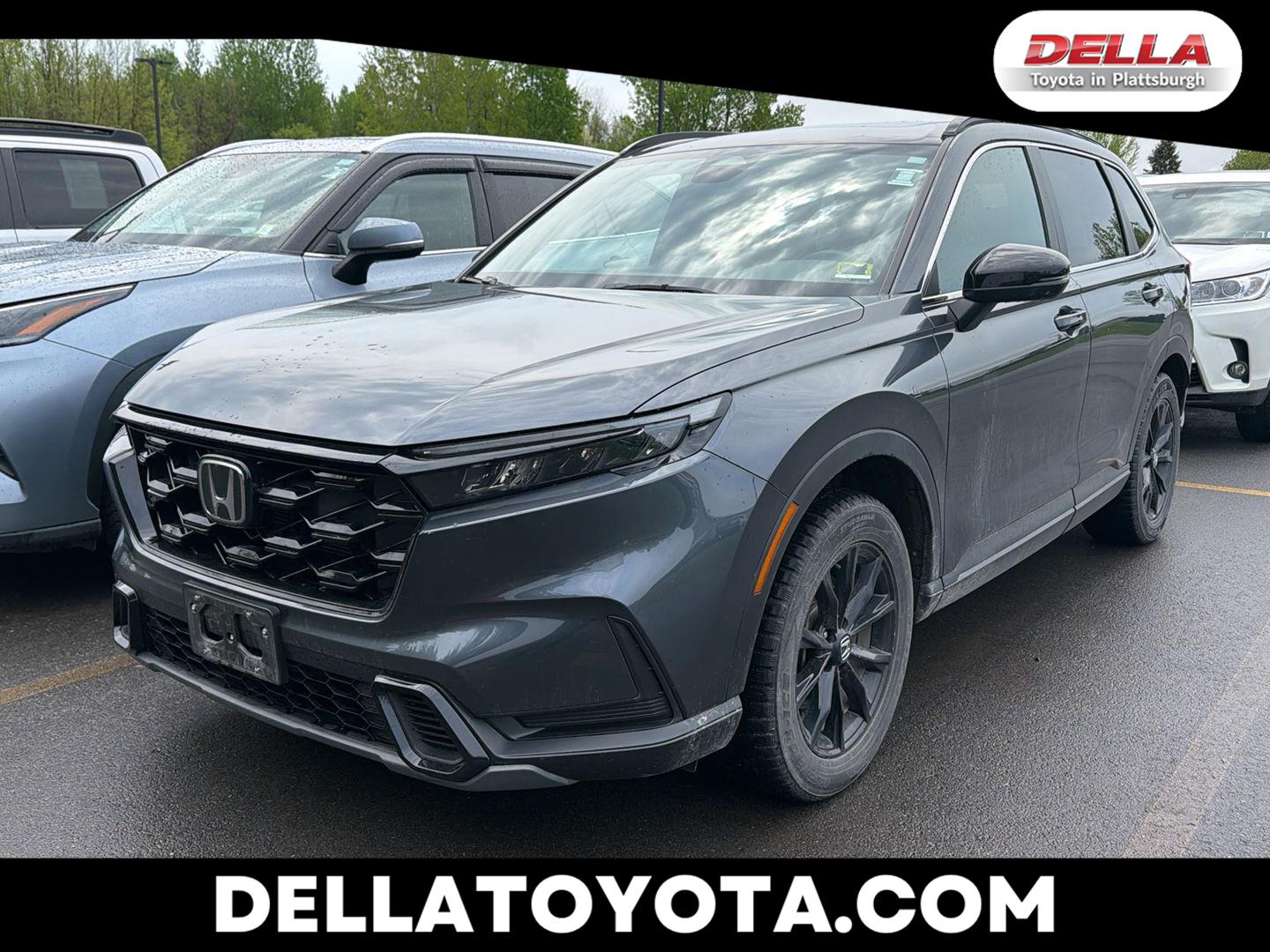 Meteorite Gray Metallic 2023 Honda CR-V Hybrid Sport AWD SUV / Crossover All-Wheel Drive 1-Speed Dual Clutch