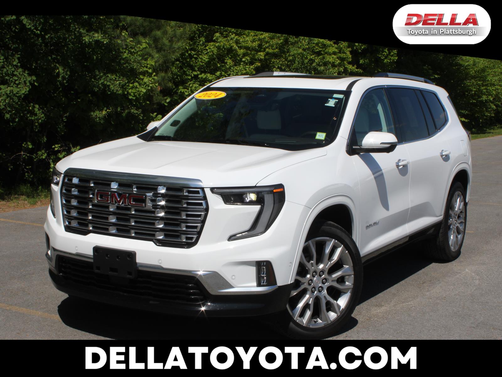 Summit White 2024 GMC Acadia SUV / Crossover Four-Wheel Drive 8-Speed Automatic